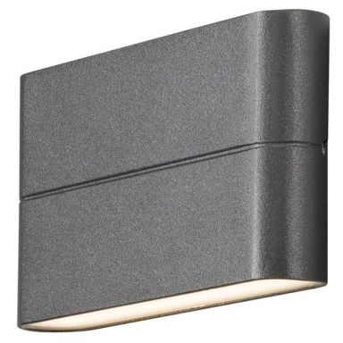 Konstsmide Chieri Väggarmatur 2x6W, LED, antracit