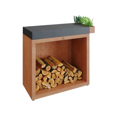 OFYR Butcher Block Storage 90 CD Arbetsbord cortenstål