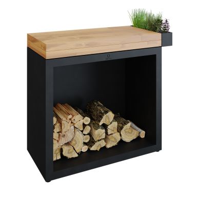 OFYR Butcher Block Storage 90 Black TW Arbetsbord svartlackerat stål