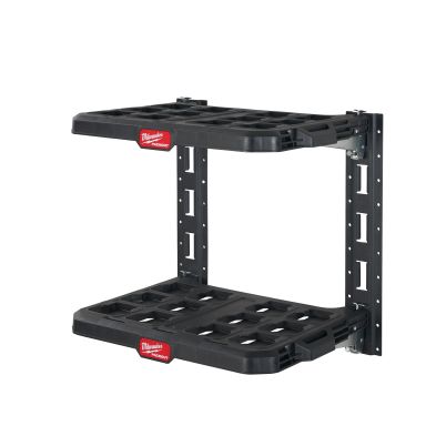 Milwaukee 4932472127 Packout Hyldesystem 2 hylder og monteringsskinner