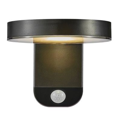 Nordlux Rica Round Seinävalaisin aurinkoenergialla toimiva