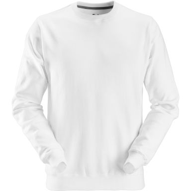 Snickers Workwear 2810 Collegepaita valkoinen