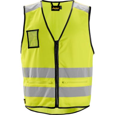 Snickers Workwear 4310 AllroundWork Liivi huomiovaate, keltainen