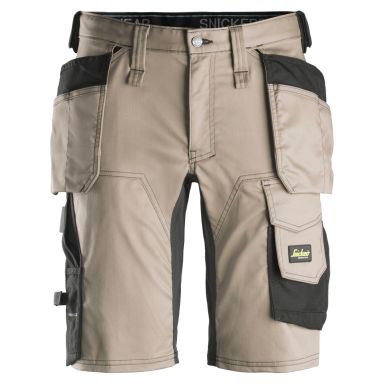 Snickers Workwear 6141 AllroundWork Shorts khaki/svart
