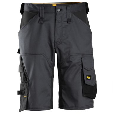 Snickers Workwear 6153 AllroundWork Shortsit teräksenharmaa/musta