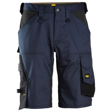 Snickers Workwear 6153 AllroundWork Shortsit laivastonsininen/musta