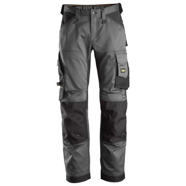 Snickers Workwear 6351 AllroundWork Arbetsbyxa stålgrå/svart