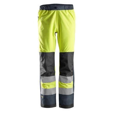 Snickers Workwear 6530 AllroundWork Kuorihousut huomiovaate, keltainen