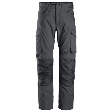 Snickers Workwear 6801 Arbetsbyxa stålgrå, knäskyddsficka