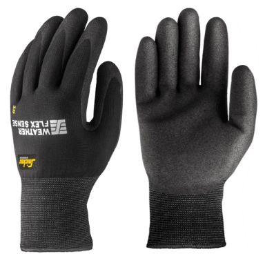 Snickers Workwear 9319 Weather Flex Sense Hanske svart / svart