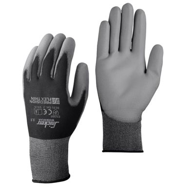 Snickers Workwear 9321 Precision Flex Light Käsineet musta/kivenharmaa