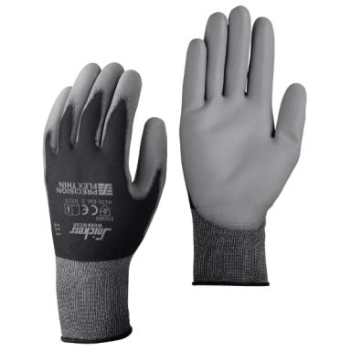 Snickers Workwear 9389 Precision Flex Light Handske svart/stengrå