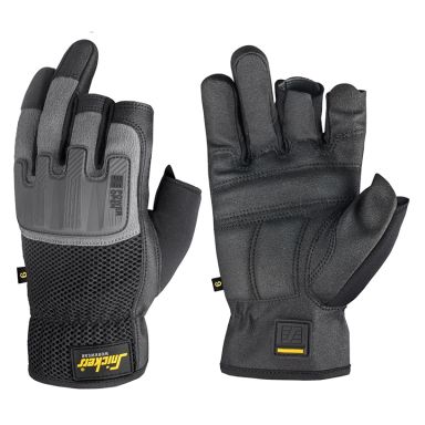 Snickers Workwear 9586 Power Open Handske svart/stengrå