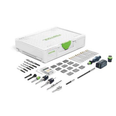 Festool SYS3 M 89 ORG CE-SORT Monteringspaket med väska, 104 delar