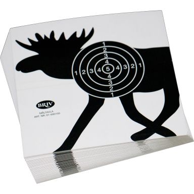 BRIV 61-690193 Laser mål Elgmotiv, pakke med 50 stk