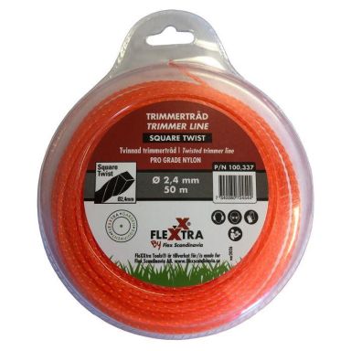 EGO 100.337 Trimmertråd Ø2,4 mm x 50 m, snoet
