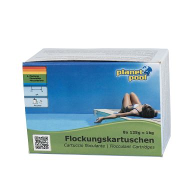 Planet Pool Flockar Sticks Flokkuleringspatron 125 g, 8-pak