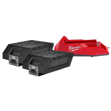 Milwaukee KIT MXF NRG-406 Opladningspakke To batterier og oplader