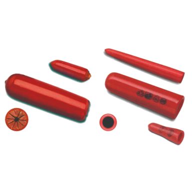 SAB Elteknik AMS 1000V Kabeländhätta röd, 10 x 60 mm
