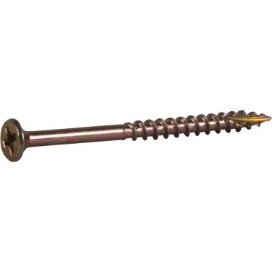 ESSVE 557145 Listskruv 3,4 mm Ø, gulkromaterad, PH2