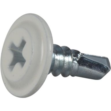 ESSVE 565613 Monteringsskrue 4,2 mm Ø, hvit, FZB, PH2, 250-pakning