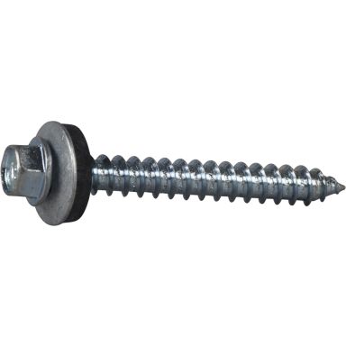 ESSVE 63037 Byggskruv med bricka, sexkant, FZB, Ø6,5 mm