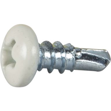ESSVE 62300 Borrskruv Ø3,5x9,5 mm, kullrig, vit, 1000-pack