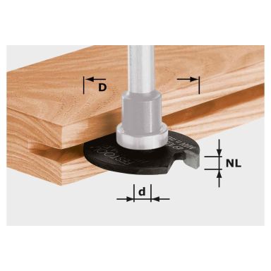 Festool HW D40x3 Skivnotfräs