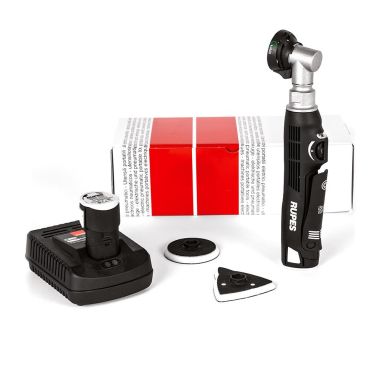 RUPES HQM83/STB Slipmaskin med batteri och laddare