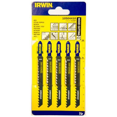 Irwin 10504410 Pistosahanterä 100 mm, 6 TPI, 5 kpl