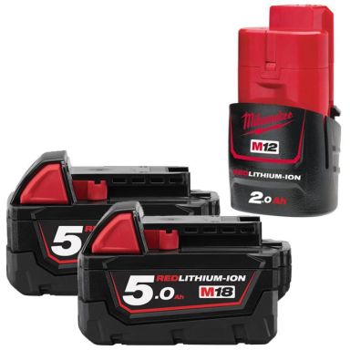 Milwaukee M18 B5 18V Batteri 2-pakning