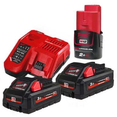 Milwaukee M18 HNRG-302 Latauspaketti