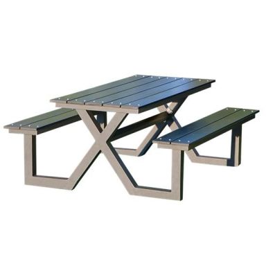 Hortus 801-090 Picknickbord svart/antracit