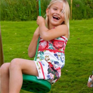 Jungle Gym Twist Disk Gunga grön, komplett kit