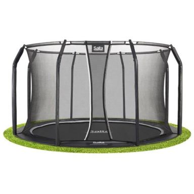 Salta Royal Baseground Studsmatta Ø305 cm, svart, med säkerhetsnät
