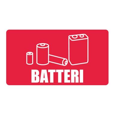 UniGraphics 3124123 Dekal batteri, 180 x 100 mm
