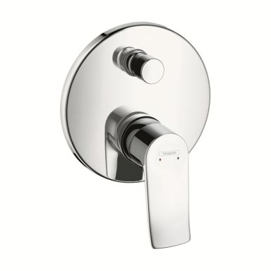 Hansgrohe Metris Badekarbatteri krom, innebygd