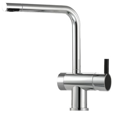 Mora Rexx K6 Köksblandare krom/svart, med avstängning