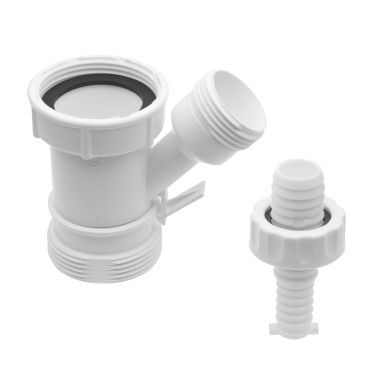 Contura 8869081 Oppvaskmaskintilkobling 1 1/2", mutterforbindelse