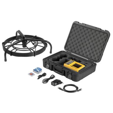 REMS CamSys Set S-Color Putkentarkastuskamera Ø5,4 mm, 30 m:n kaapeli, putkille Ø50–150 mm