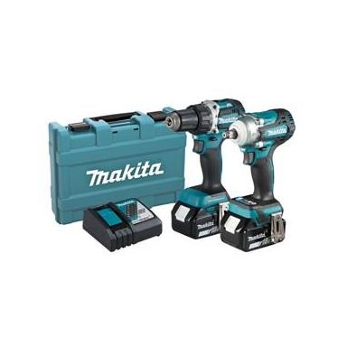 Makita DLX2410G Combokit med boreskrutrekker og muttertrekker