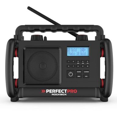 PerfectPro ROCKBOX Työmaaradio sis. Bluetooth