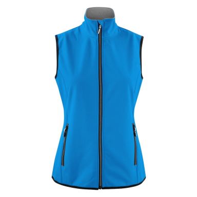 Printer Trial Vest Lady Softshellvest Oceanblå