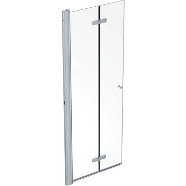 Contura Showerama Duschdörr silver/klarglas, vänster