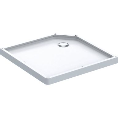 Contura Showerama Dusjkar hvit, blank, 90 x 90 cm