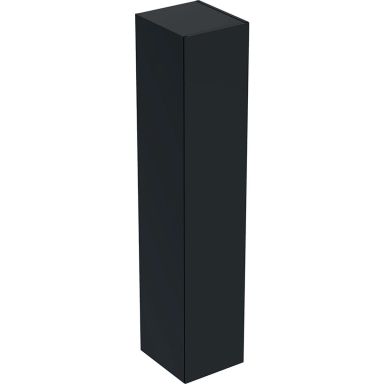 Ifö Elegant Högskåp 1 dörr, 5 hyllor, svart