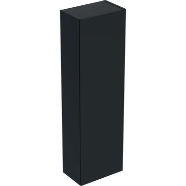 Ifö Elegant Halvhögskåp 1 dörr, 3 hyllor, svart matt