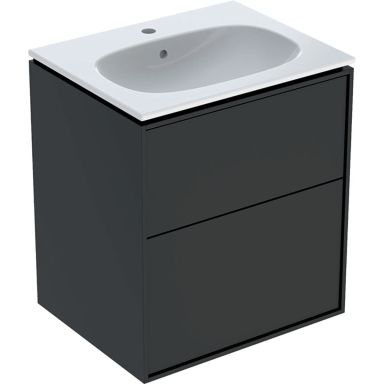 Ifö Sense Art Möbelpaket 2 lådor, smal design, lava