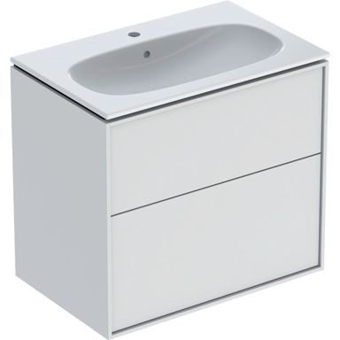 Ifö Sense Art Möbelpaket 2 lådor, smal design, mörkbrun