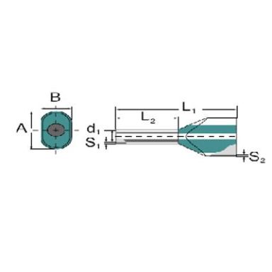 Weidmüller 9004720000 Endehylse 20-pak